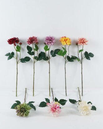 Artificial Flower 20*20*60cm Dahlia *2 spray GS-64724001 2024Jun YeahFlower is one of Chinese leading OEM manufacturers and exporters , supplying the silk flowers, wholesale artificial trees