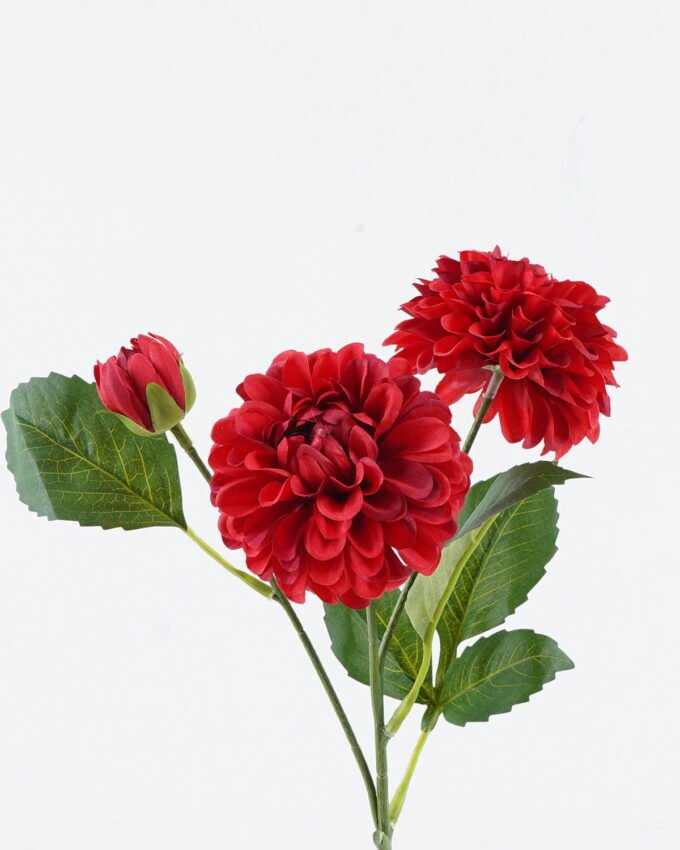 Artificial Flower 16*16*51cm Dahlia *3 single stem GS-128J24014-R1 2024Jun YeahFlower is one of Chinese leading OEM manufacturers and exporters , supplying the silk flowers, wholesale artificial trees