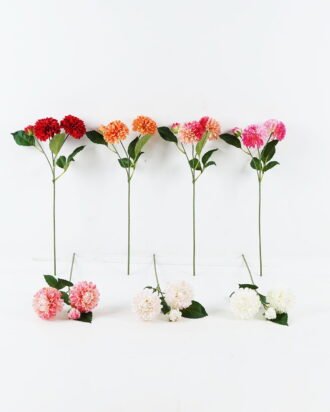 Artificial Flower 16*16*51cm Dahlia *3 single stem GS-128J24014 Single Flowers YeahFlower is one of Chinese leading OEM manufacturers and exporters , supplying the silk flowers, wholesale artificial trees