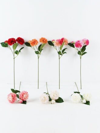 Artificial Flower 16*16*56cm Rose *7 single stem GS-128J24013-W1 Single Flowers 3,000+ sqm showroom with thousands of artificial flowers, plants & trees ready for global sourcing.