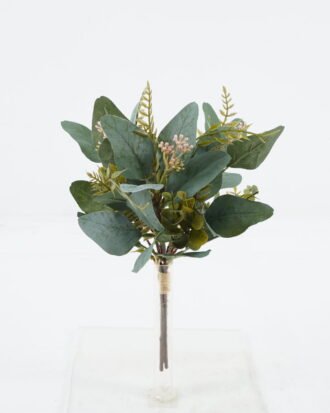 Artificial Flower 20*20*30cm Eucalyptus *3 bouquet GS-49524002 2024Jul YeahFlower is one of Chinese leading OEM manufacturers and exporters , supplying the silk flowers, wholesale artificial trees