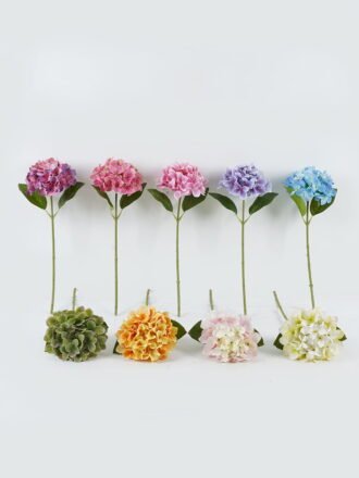 Artificial Flower 14*14*45cm Hydrangea  single stem GS-64924008-G1 Single Flowers 3,000+ sqm showroom with thousands of artificial flowers, plants & trees ready for global sourcing.