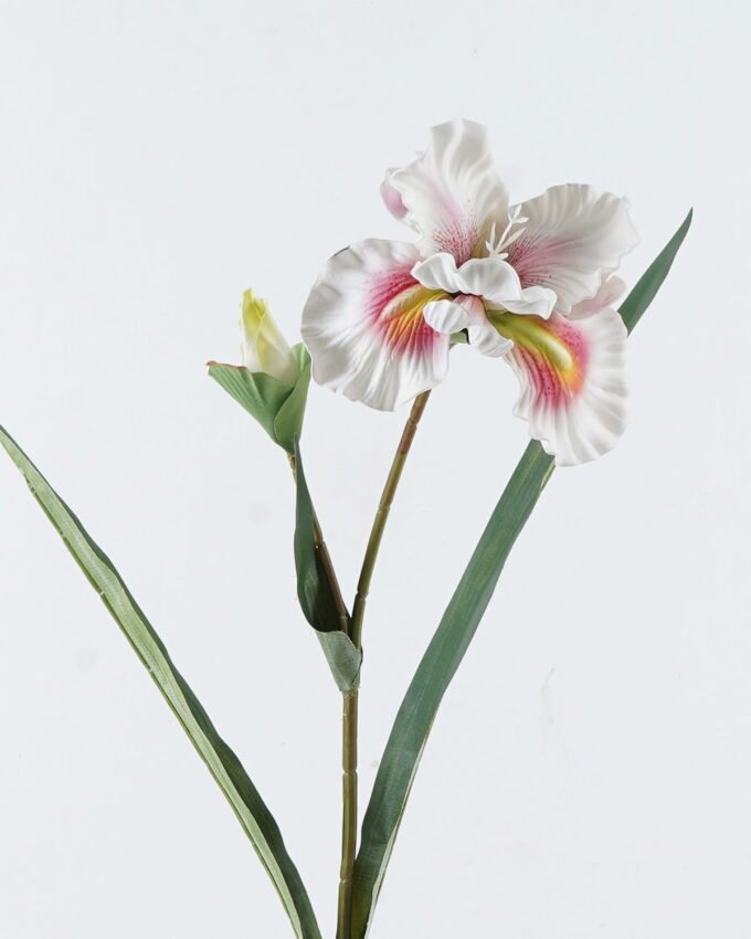 Artificial Flower 33*33*87cm Iris *2 spray GS-64724005-W1 2024Jun YeahFlower is one of Chinese leading OEM manufacturers and exporters , supplying the silk flowers, wholesale artificial trees