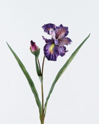 Artificial Flower 33*33*87cm Iris *2 spray GS-64724005-Z1 2024Jun YeahFlower is one of Chinese leading OEM manufacturers and exporters , supplying the silk flowers, wholesale artificial trees