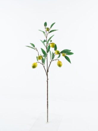 Artificial Flower 30*30*86cm Lemon single stem GS-54224001-Y1 Single Flowers 3,000+ sqm showroom with thousands of artificial flowers, plants & trees ready for global sourcing.
