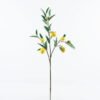 Artificial Flower 30*30*86cm Lemon single stem GS-54224001-Y1 Single Flowers 3,000+ sqm showroom with thousands of artificial flowers, plants & trees ready for global sourcing.