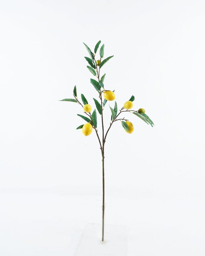 Artificial Flower 30*30*86cm Lemon single stem GS-54224001-Y1 Single Flowers 3,000+ sqm showroom with thousands of artificial flowers, plants & trees ready for global sourcing.