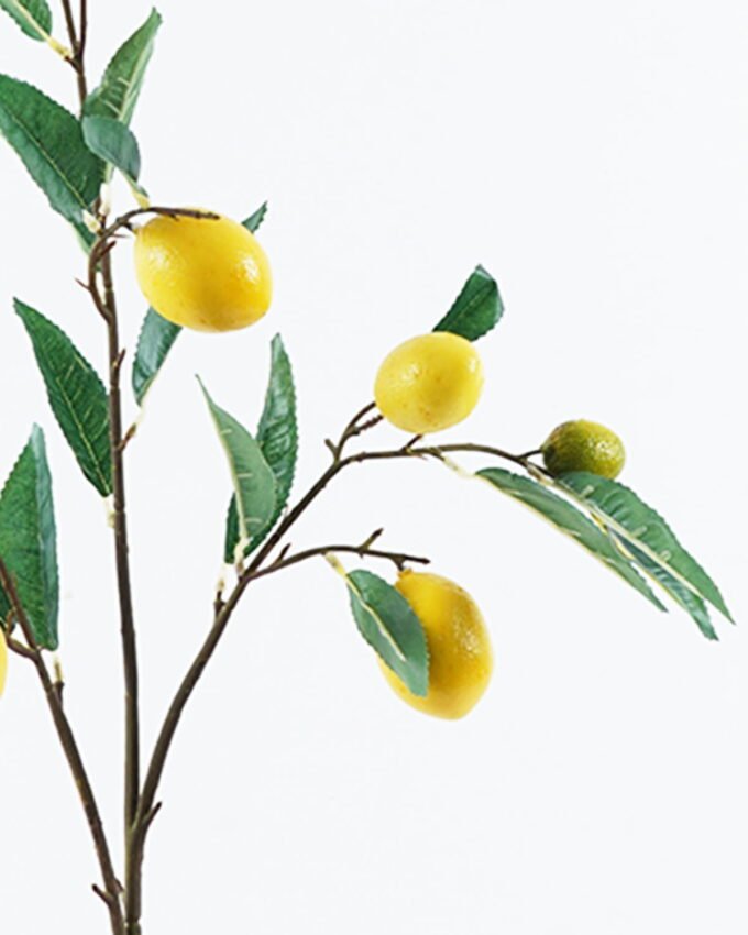 Artificial Flower 30*30*86cm Lemon single stem GS-54224001-Y1 Single Flowers 3,000+ sqm showroom with thousands of artificial flowers, plants & trees ready for global sourcing.