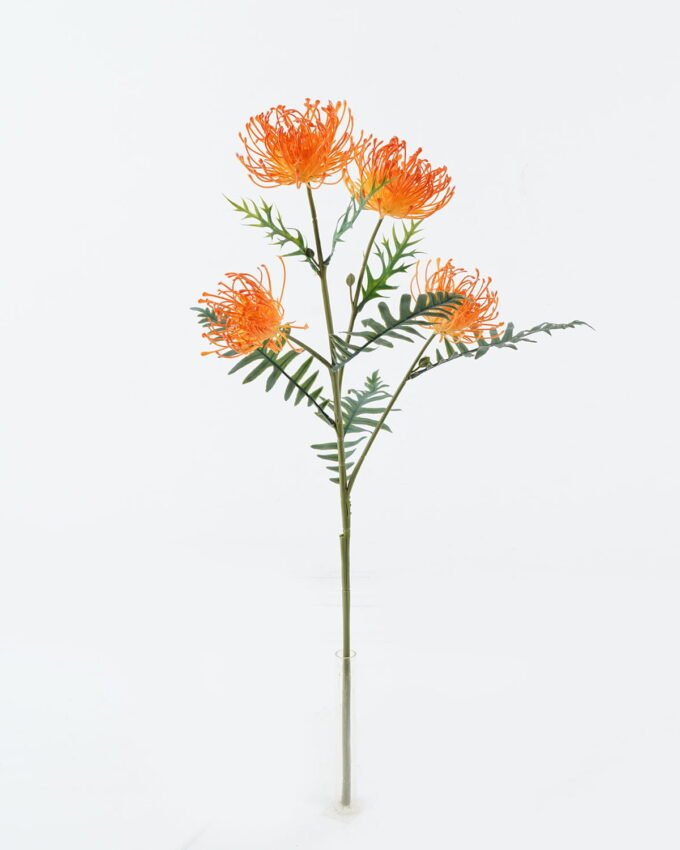 Artificial Flower 17*17*65cm Leucospermum *5 single stem GS-36624020 Single Flowers 3,000+ sqm showroom with thousands of artificial flowers, plants & trees ready for global sourcing.