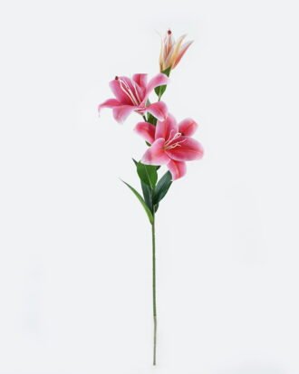 Artificial Flower 18*18*88cm Lily *3 single stem GS-64924009-P2 Single Flowers YeahFlower is one of Chinese leading OEM manufacturers and exporters , supplying the silk flowers, wholesale artificial trees
