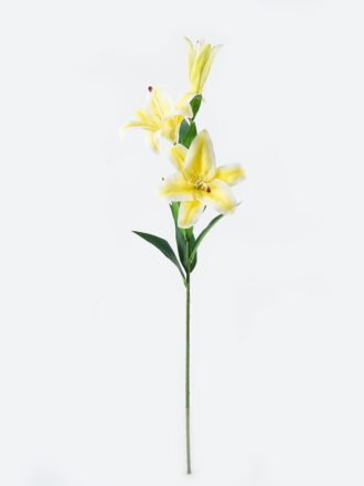 Artificial Flower 18*18*88cm Lily *3 single stem GS-64924009-P2 Single Flowers 3,000+ sqm showroom with thousands of artificial flowers, plants & trees ready for global sourcing.