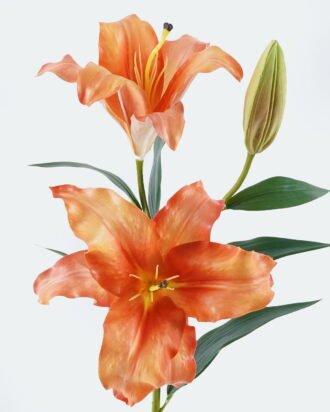 Artificial Flower 27*27*82cm Lily *3 single stem GS-68624002-O1 2024Jun YeahFlower is one of Chinese leading OEM manufacturers and exporters , supplying the silk flowers, wholesale artificial trees