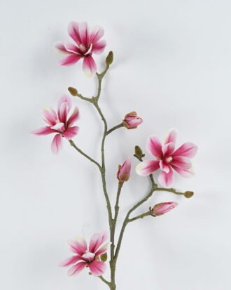 Artificial Flower 33*33*100cm Magnolia *7 single stem GS-15424014-R1 2024Jun YeahFlower is one of Chinese leading OEM manufacturers and exporters , supplying the silk flowers, wholesale artificial trees