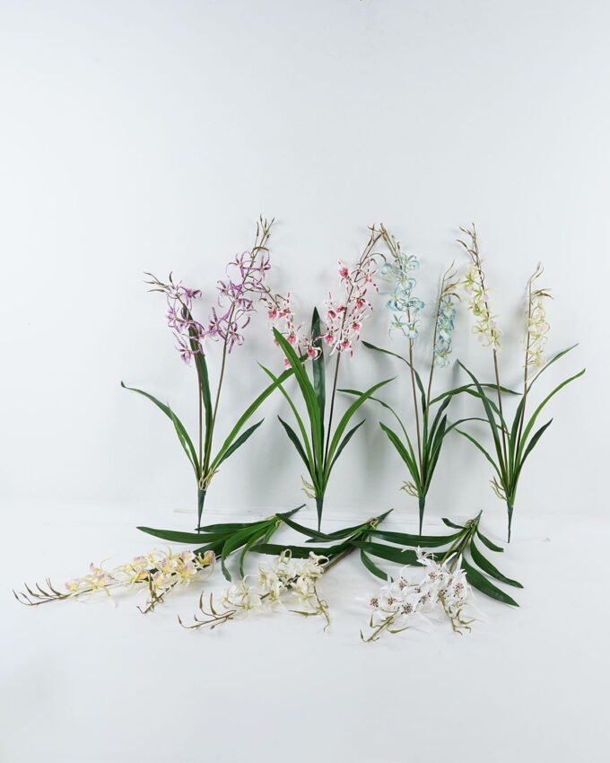 Artificial Flower 52*52*83cm Orchidaceae Arachnis *2 bush GS-64724006 2024Jun YeahFlower is one of Chinese leading OEM manufacturers and exporters , supplying the silk flowers, wholesale artificial trees