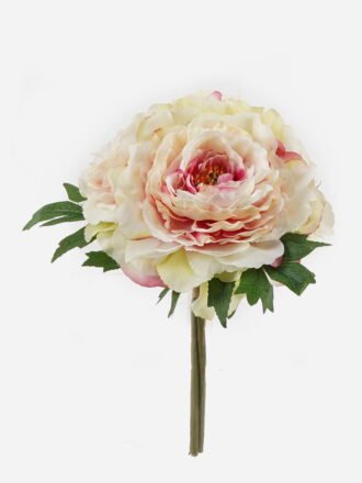 Artificial Flower 20*20*37cm Rose *5 bundle GS-55124003-W1 Bouquet 3,000+ sqm showroom with thousands of artificial flowers, plants & trees ready for global sourcing.