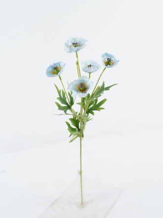 Artificial Flower 10*10*64cm Poppy *5 single stem GS-49524004 Single Flowers 3,000+ sqm showroom with thousands of artificial flowers, plants & trees ready for global sourcing.