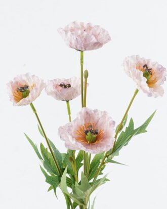 Artificial Flower 10*10*64cm Poppy *5 single stem GS-49524004-P2 2024Jul YeahFlower is one of Chinese leading OEM manufacturers and exporters , supplying the silk flowers, wholesale artificial trees