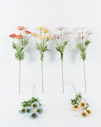 Artificial Flower 10*10*64cm Poppy *5 single stem GS-49524004 2024Jul YeahFlower is one of Chinese leading OEM manufacturers and exporters , supplying the silk flowers, wholesale artificial trees