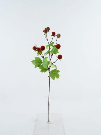 Artificial Flower 30*30*98cm Raspberry single stem GS-54224007 Single Flowers 3,000+ sqm showroom with thousands of artificial flowers, plants & trees ready for global sourcing.