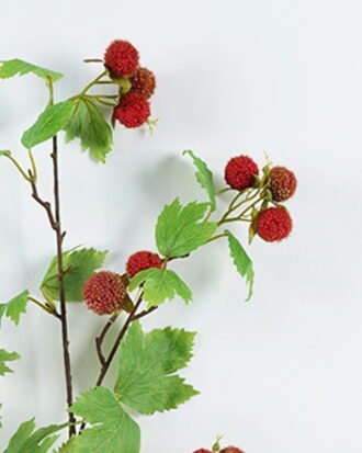 Artificial Flower 30*30*98cm Raspberry single stem GS-54224007 2024Jun YeahFlower is one of Chinese leading OEM manufacturers and exporters , supplying the silk flowers, wholesale artificial trees