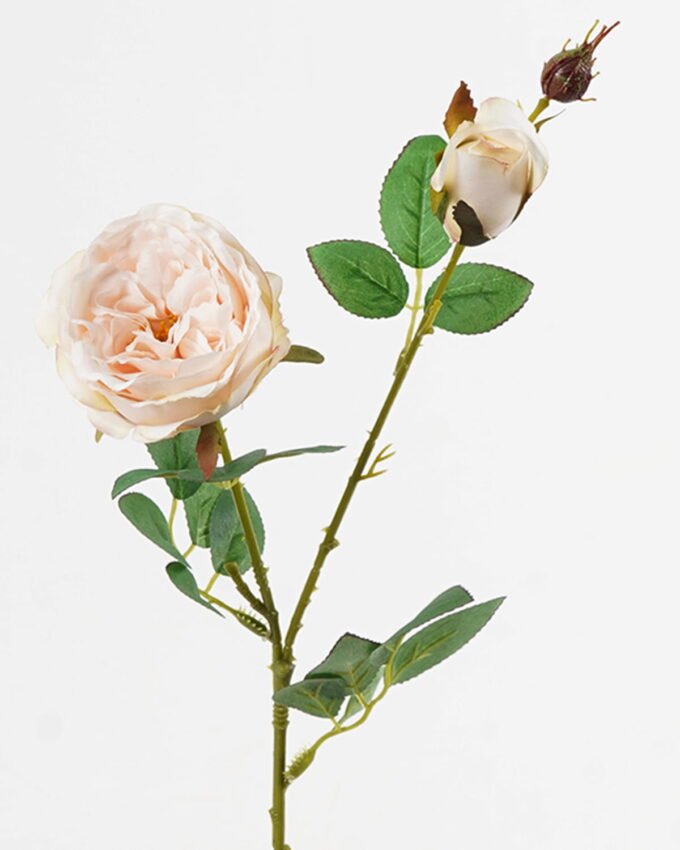 Artificial Flower 15*15*60cm Rose *2 single stem GS-55124012 Single Flowers 3,000+ sqm showroom with thousands of artificial flowers, plants & trees ready for global sourcing.