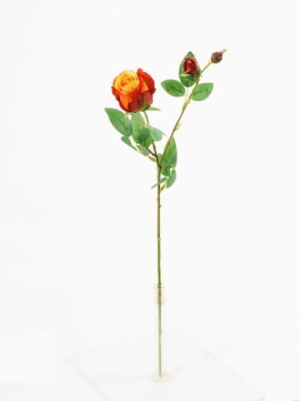 Artificial Flower Single rose*2 GS-70723009-R2 Single Flowers 3,000+ sqm showroom with thousands of artificial flowers, plants & trees ready for global sourcing.