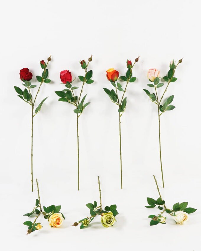 Artificial Flower 13*13*60cm Rose *2 single stem GS-55124013 2024Jun YeahFlower is one of Chinese leading OEM manufacturers and exporters , supplying the silk flowers, wholesale artificial trees