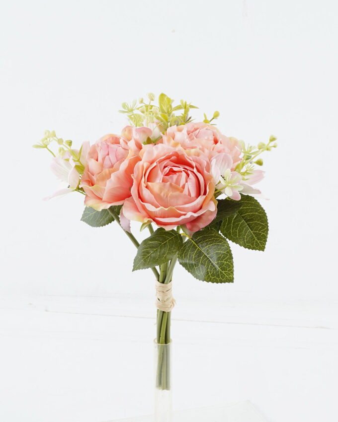 Artificial Flower 20*20*33cm Rose *3 bouquet GS-128J24008-P2 2024Jun YeahFlower is one of Chinese leading OEM manufacturers and exporters , supplying the silk flowers, wholesale artificial trees
