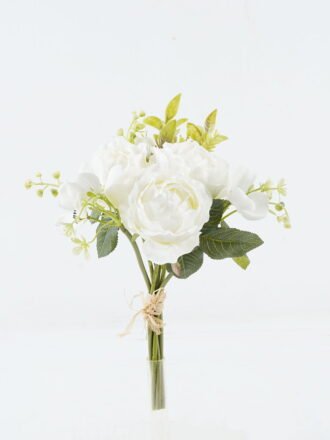 Artificial Flower 20*20*33cm Rose *3 bouquet GS-128J24008-R2 Bouquet 3,000+ sqm showroom with thousands of artificial flowers, plants & trees ready for global sourcing.