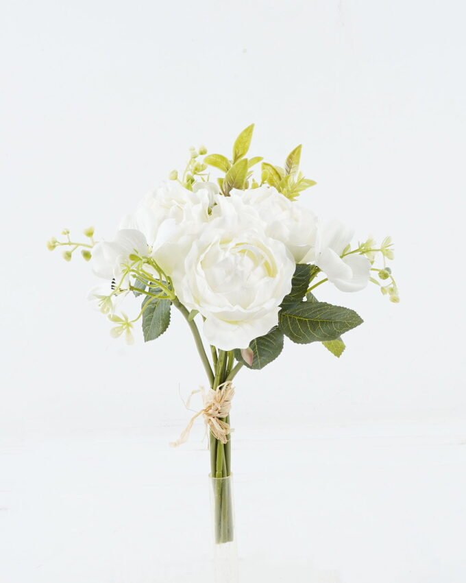 Artificial Flower 20*20*33cm Rose *3 bouquet GS-128J24008-W1 2024Jun YeahFlower is one of Chinese leading OEM manufacturers and exporters , supplying the silk flowers, wholesale artificial trees