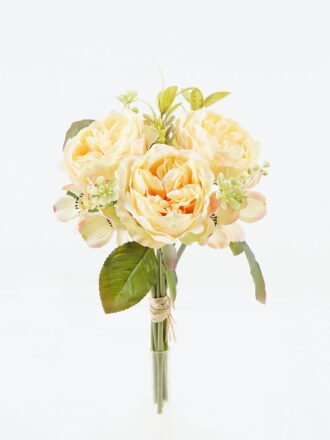 Artificial Flower 18*18*31cm Rose *7 bouquet GS-128J24006 Bouquet 3,000+ sqm showroom with thousands of artificial flowers, plants & trees ready for global sourcing.