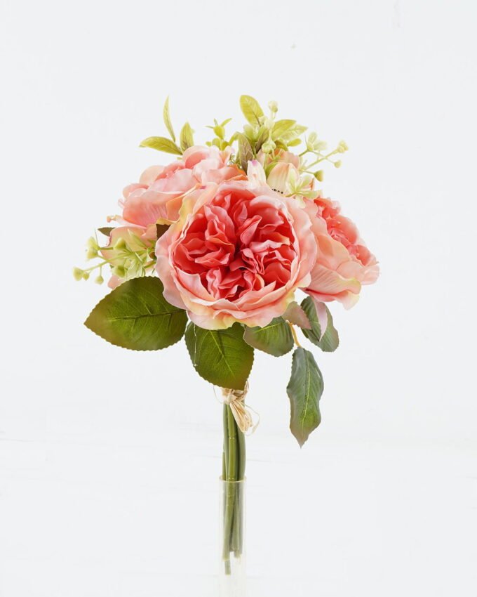 Artificial Flower 21*21*33cm Rose *3 bouquet GS-128J24009 2024Jun YeahFlower is one of Chinese leading OEM manufacturers and exporters , supplying the silk flowers, wholesale artificial trees