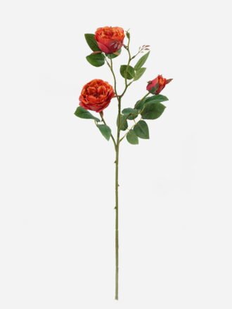 Artificial Flower 15*15*64cm Rose *3 single stem GS-55124004-R1 Single Flowers 3,000+ sqm showroom with thousands of artificial flowers, plants & trees ready for global sourcing.