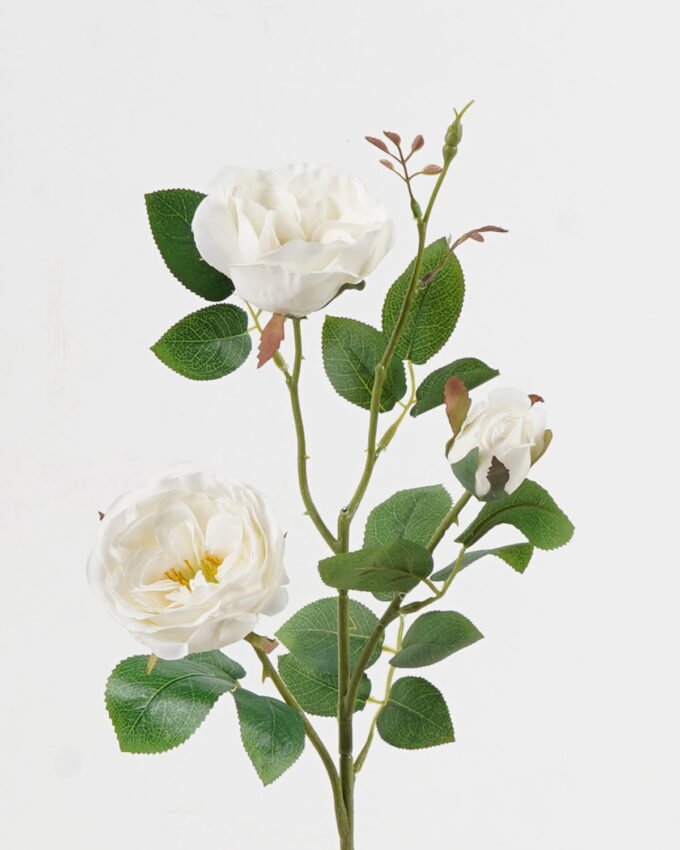 Artificial Flower 15*15*64cm Rose *3 single stem GS-55124004-W1 Single Flowers 3,000+ sqm showroom with thousands of artificial flowers, plants & trees ready for global sourcing.
