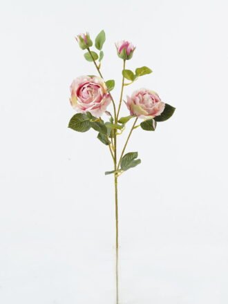 Artificial Flower 23*23*69cm Rose *4 single stem GS-128J24010-Y2 Single Flowers 3,000+ sqm showroom with thousands of artificial flowers, plants & trees ready for global sourcing.