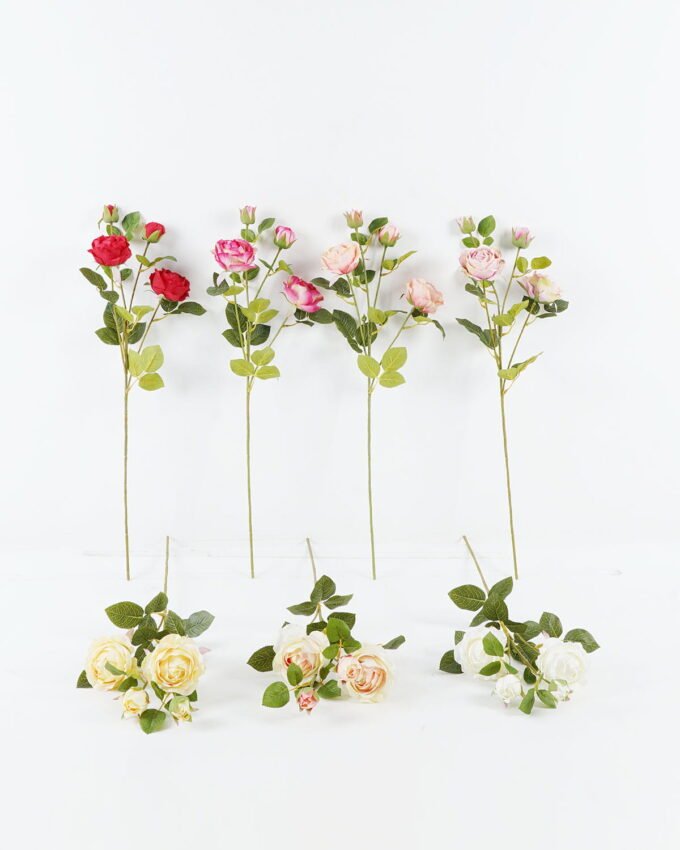 Artificial Flower 23*23*69cm Rose *4 single stem GS-128J24010 2024Jun YeahFlower is one of Chinese leading OEM manufacturers and exporters , supplying the silk flowers, wholesale artificial trees