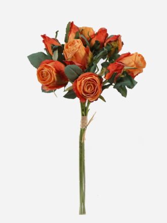 Artificial Flower 20*20*22cm  Rose  *9 bundle GS-55124002-Z1 Bouquet 3,000+ sqm showroom with thousands of artificial flowers, plants & trees ready for global sourcing.