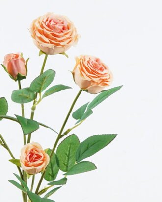 Artificial Flower 15*15*53cm Rose *5 single stem GS-55124014-O1 2024Jun YeahFlower is one of Chinese leading OEM manufacturers and exporters , supplying the silk flowers, wholesale artificial trees