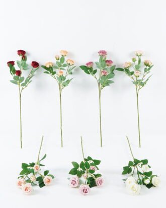 Artificial Flower 15*15*53cm Rose *5 single stem GS-55124014 2024Jun YeahFlower is one of Chinese leading OEM manufacturers and exporters , supplying the silk flowers, wholesale artificial trees