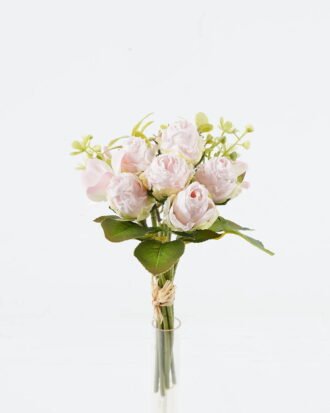Artificial Flower 15*15*31cm Rose *6 bouquet GS-128J24007-P3 Bouquet 3,000+ sqm showroom with thousands of artificial flowers, plants & trees ready for global sourcing.