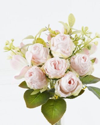 Artificial Flower 15*15*31cm Rose *6 bouquet GS-128J24007-P3 Bouquet 3,000+ sqm showroom with thousands of artificial flowers, plants & trees ready for global sourcing.