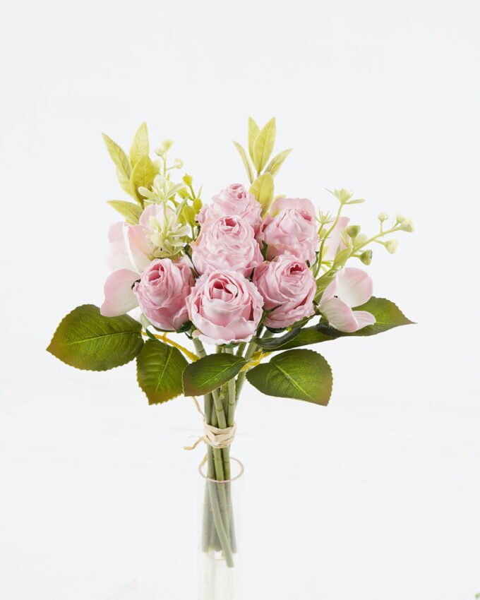 Artificial Flower 15*15*31cm Rose *6 bouquet GS-128J24007 2024Jun YeahFlower is one of Chinese leading OEM manufacturers and exporters , supplying the silk flowers, wholesale artificial trees