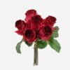 Artificial Flower Rose 6 bundle GS-55124007-R1_1 Artificial Flower 23*23*24cm Rose *6 bundle GS-55124007-R1 Bouquet 3,000+ sqm showroom with thousands of artificial flowers, plants & trees ready for global sourcing.