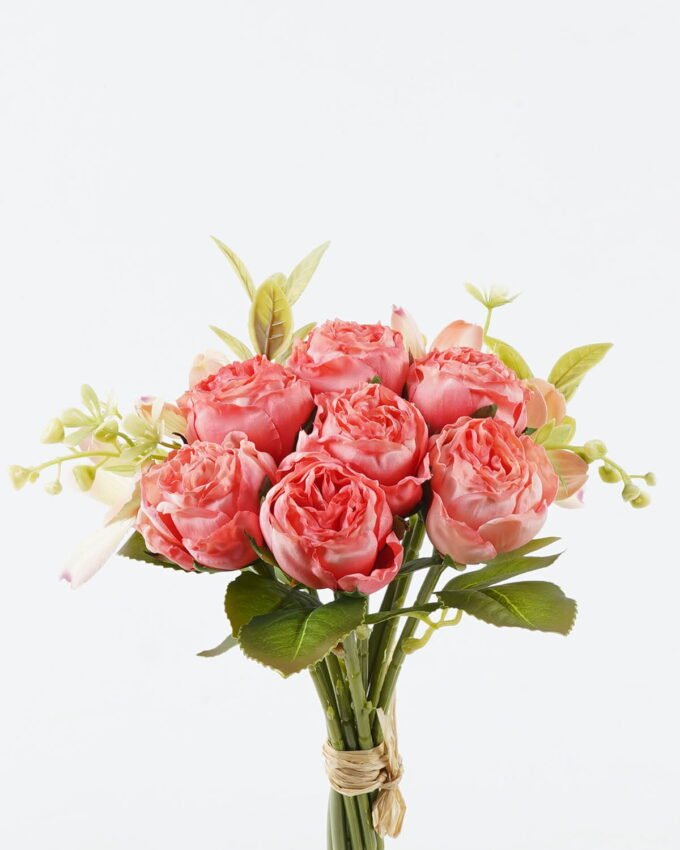 Artificial Flower 18*18*31cm Rose *7 bouquet GS-128J24006-P1 2024Jun YeahFlower is one of Chinese leading OEM manufacturers and exporters , supplying the silk flowers, wholesale artificial trees