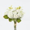 Artificial Flower 18*18*31cm Rose *7 bouquet GS-128J24006-W1 2024Jun YeahFlower is one of Chinese leading OEM manufacturers and exporters , supplying the silk flowers, wholesale artificial trees