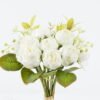 Artificial Flower 18*18*31cm Rose *7 bouquet GS-128J24006-W1 2024Jun YeahFlower is one of Chinese leading OEM manufacturers and exporters , supplying the silk flowers, wholesale artificial trees