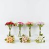 Artificial Flower 18*18*31cm Rose *7 bouquet GS-128J24006 Bouquet 3,000+ sqm showroom with thousands of artificial flowers, plants & trees ready for global sourcing.