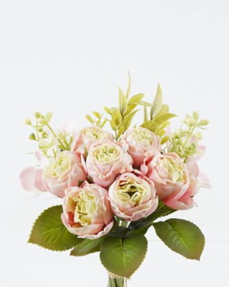 Artificial Flower 18*18*31cm Rose *7 bouquet GS-128J24006 2024Jun YeahFlower is one of Chinese leading OEM manufacturers and exporters , supplying the silk flowers, wholesale artificial trees