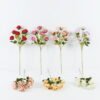 Artificial Flower 16*16*56cm Rose *7 single stem GS-128J24013 2024Jun YeahFlower is one of Chinese leading OEM manufacturers and exporters , supplying the silk flowers, wholesale artificial trees