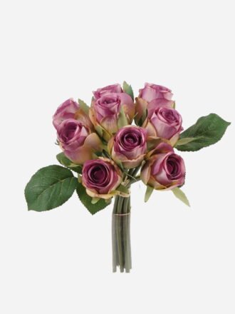 Artificial Flower 20*20*37cm Rose *5 bundle GS-55124003-O1 Bouquet 3,000+ sqm showroom with thousands of artificial flowers, plants & trees ready for global sourcing.